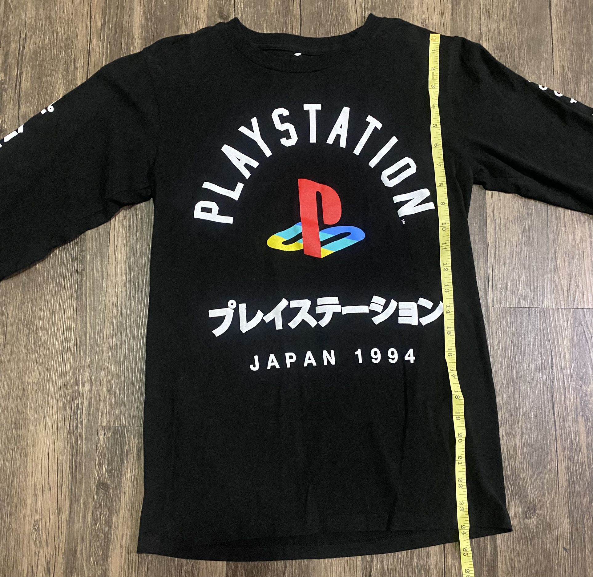Ripple Junction PlayStation Shirt Graphic Logo Japan 1994 Long Sleeve Sz X-SMALL