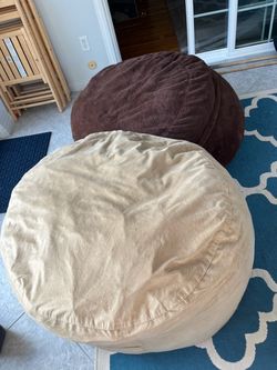 One large bean bag