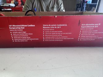 Snap-on 18v Monster Lithium Cordless Recipocating Saw 