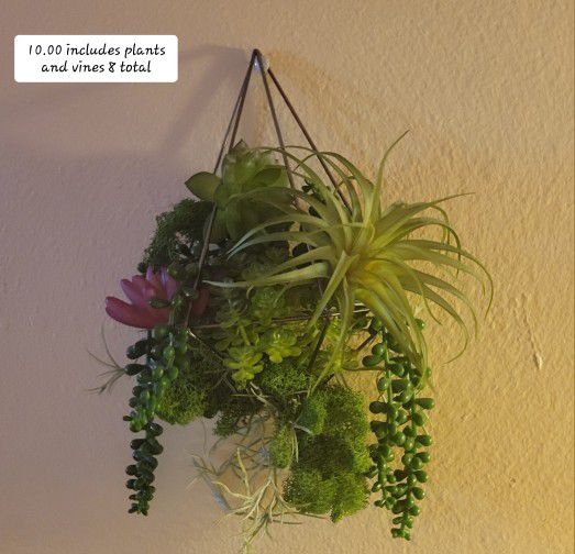 Artificial Succulent Wall hanging