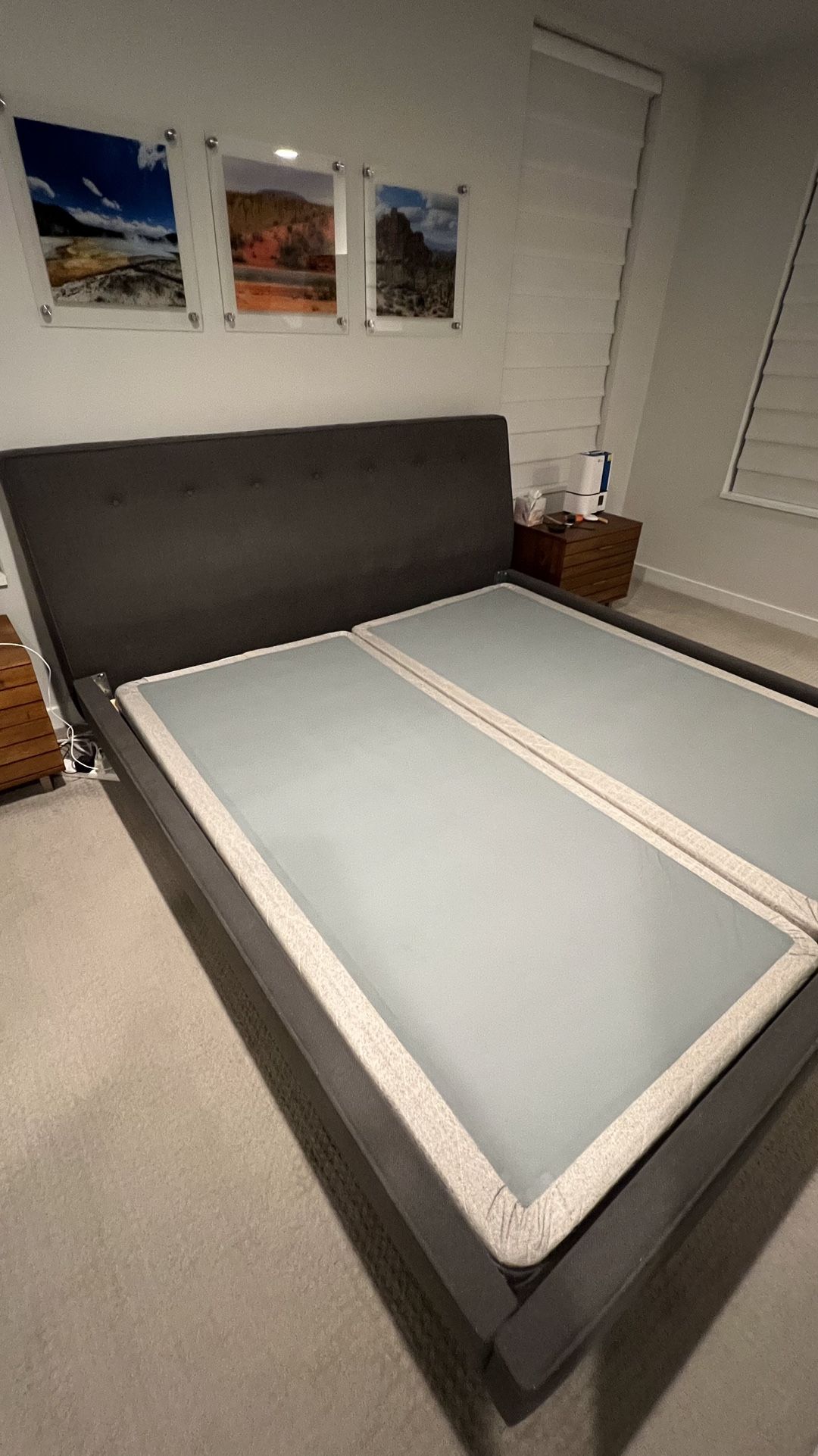 King Bed Frame and Two Bunkie Boards for Sale in Seattle, WA OfferUp