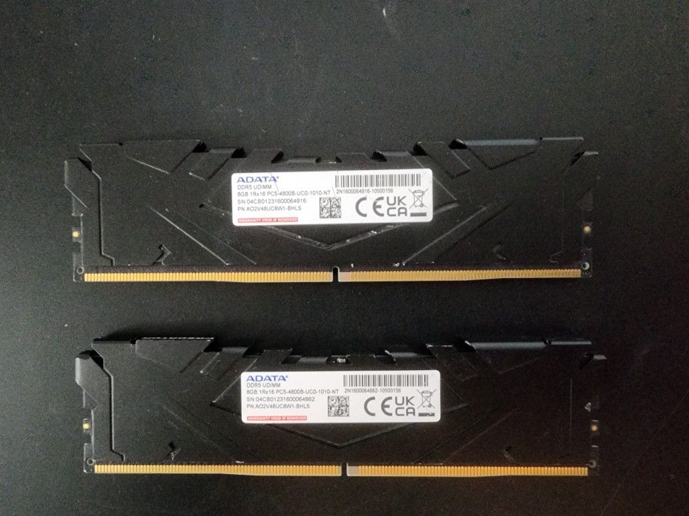ADATA 16GB DDR5 UDIMM 4800 mhz