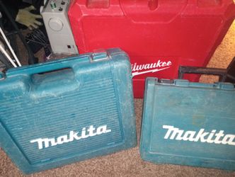 Makita And Milwaukee Empty Cases 