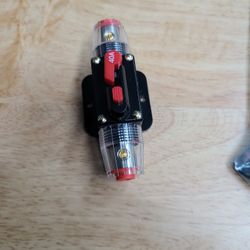 Car Audio 40 Amp Resettable Fuse Circuit Breaker Car Protect for Audio System Fuse 12-24V DC for Car Audio Amps Overload Protection Fuse (40A)

