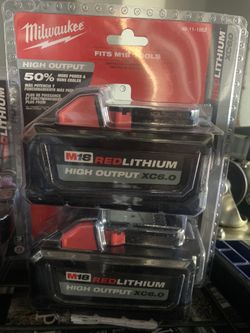 Milwaukee XC 6.0 18 Volt Battery 2 Pack