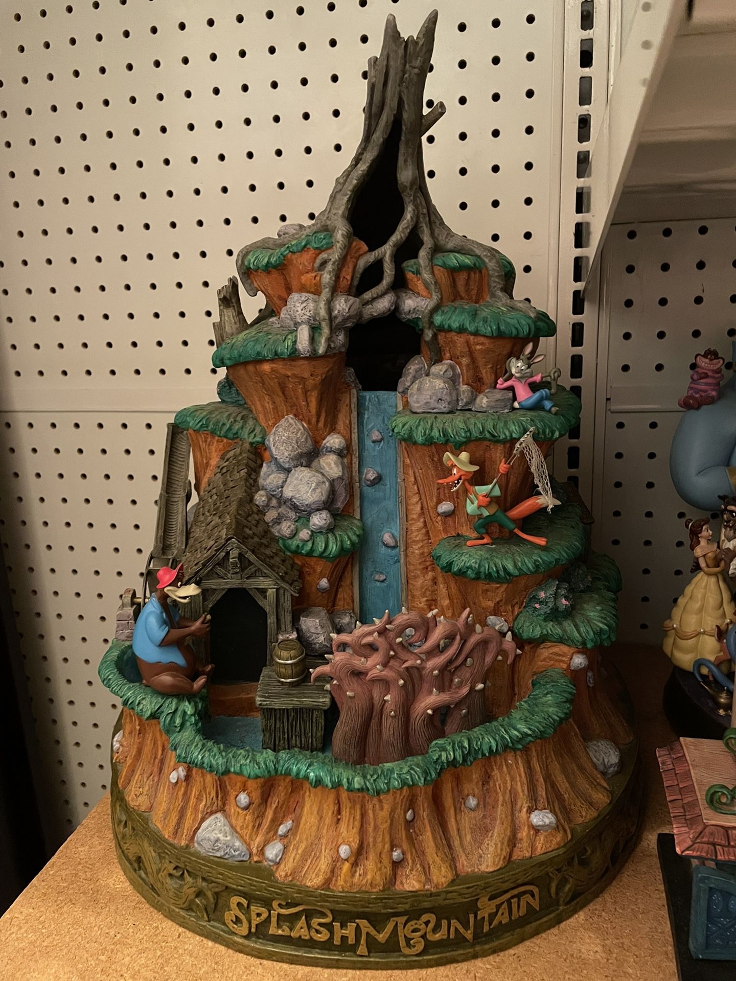 Disney Theme Park Ride Replica Splash Mountain Retired Rare Fountain