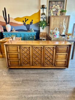 Wood Buffet / Vintage Sideboard / Tv Stand / Entertainment Center