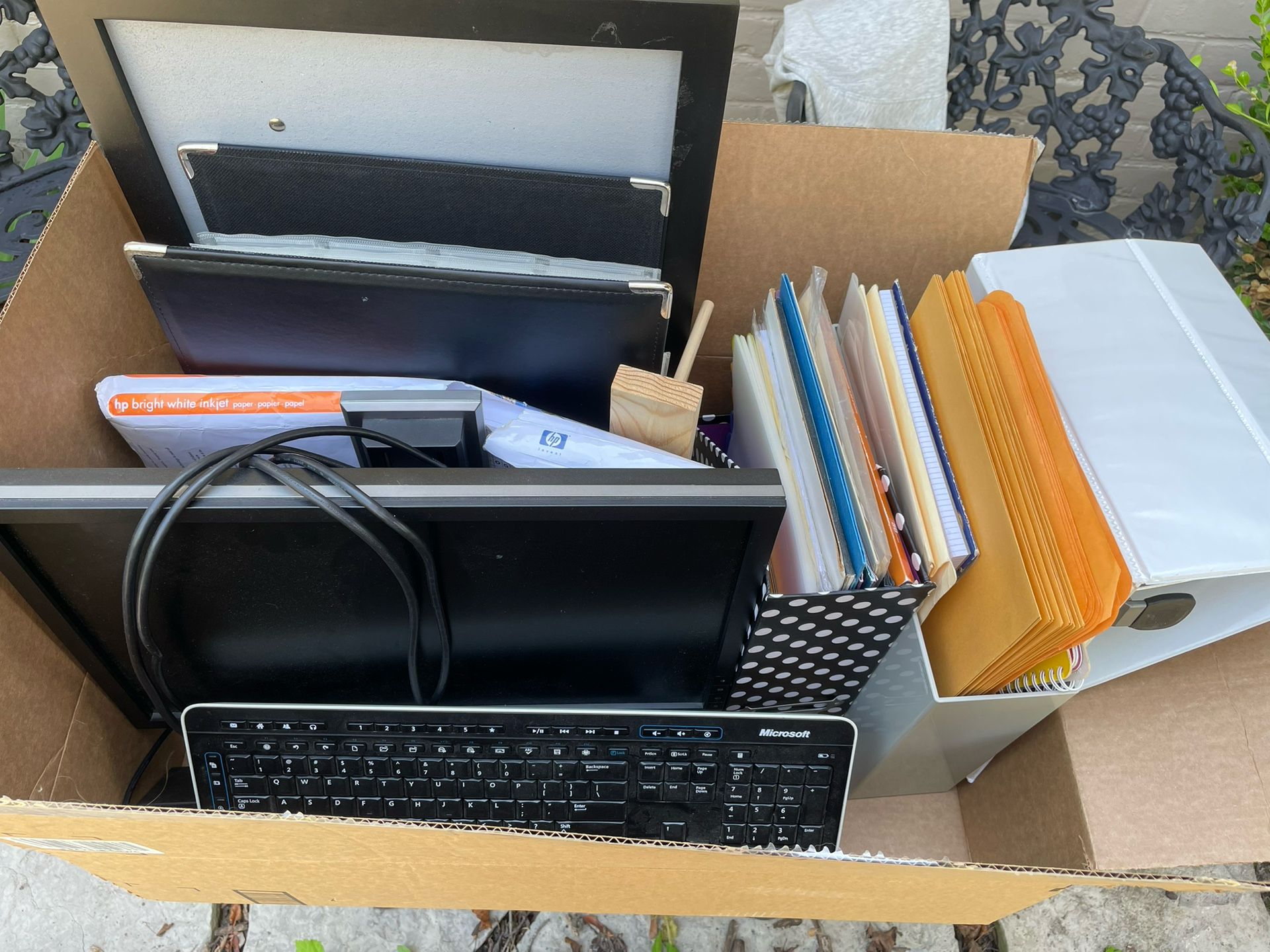 FREE Monitor, Bluetooth Keyboard And Mouse, Office Supplies