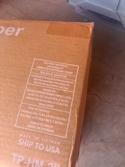 Memory Foam Mattress Topper.