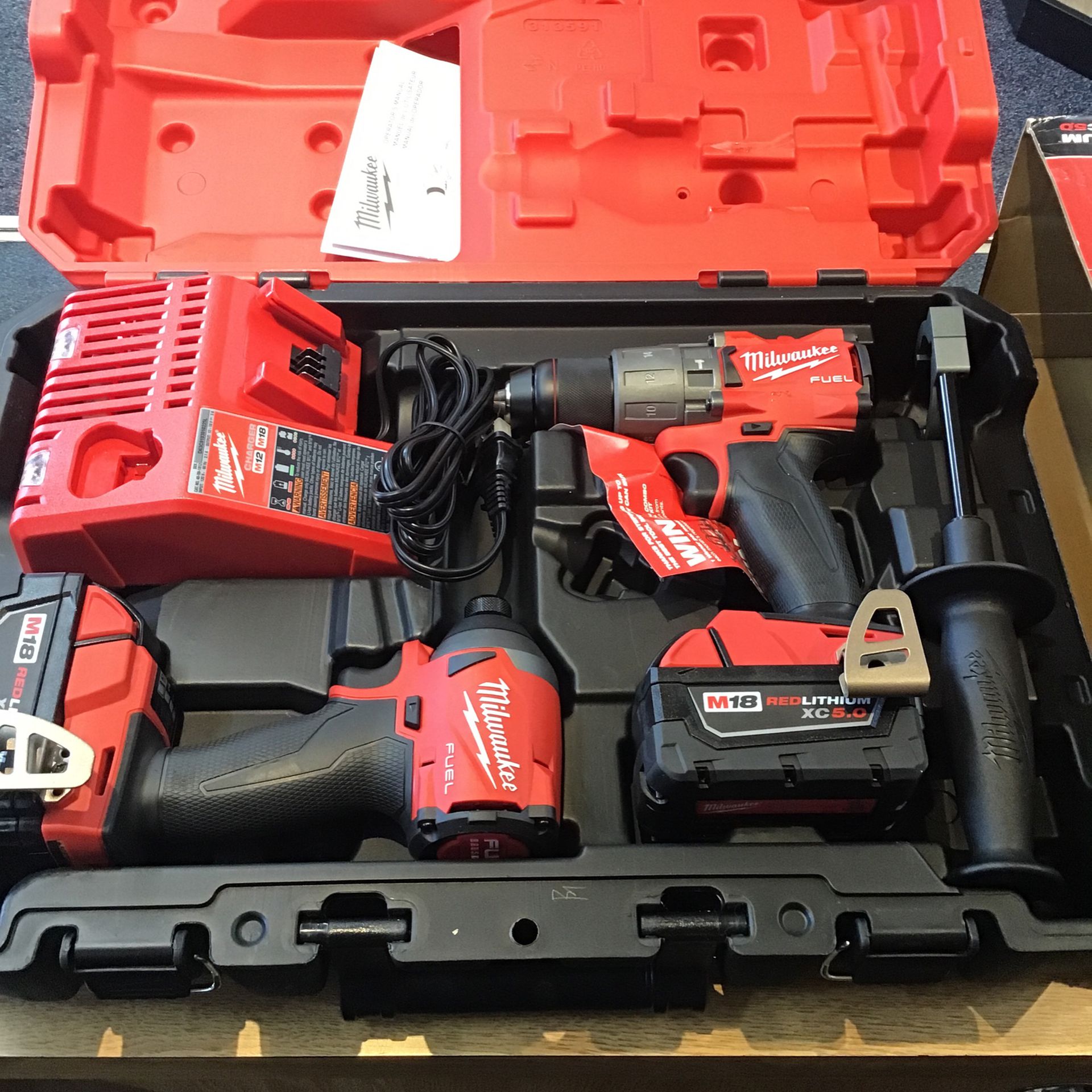 Milwaukee 2997-22 M18 Hammer drill And Impact Kit