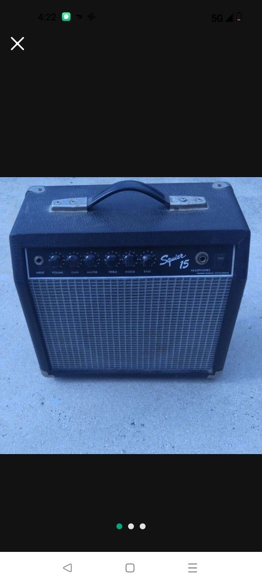 Fender Squire 15 Guitar Amplifier