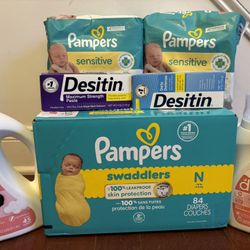 Baby Diaper Laundry Detergent Bundle 