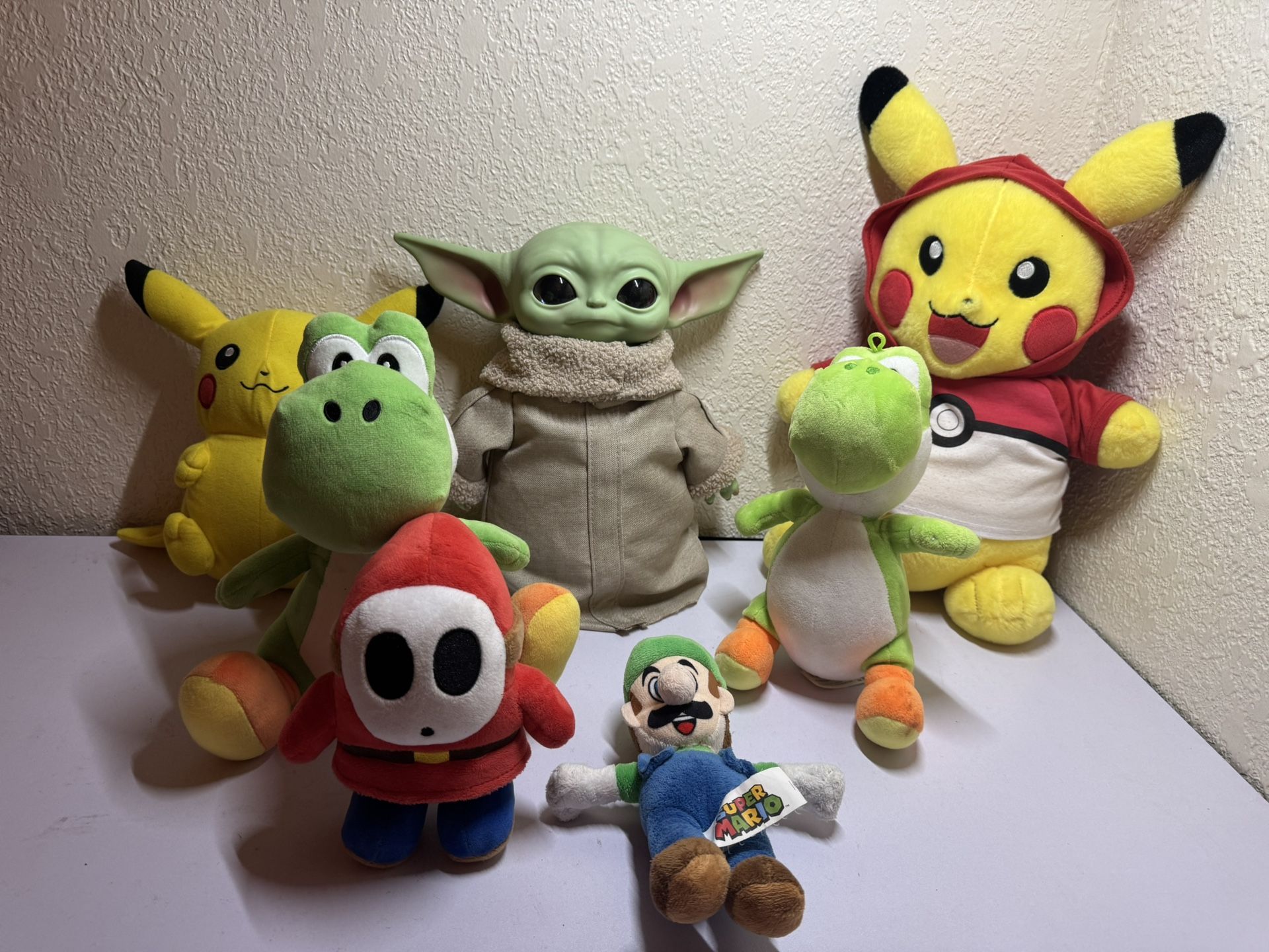 Pokémon And Mario Plushies 