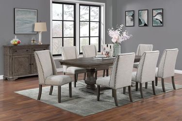 Dining Set - Table & 6 Chairs($875.00) - Table & 8 Chairs ($950.00)