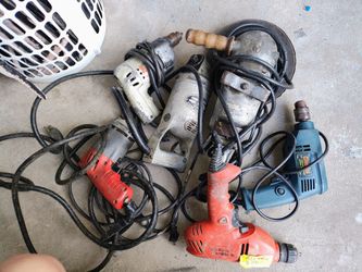 Group of corded power tools (as is)