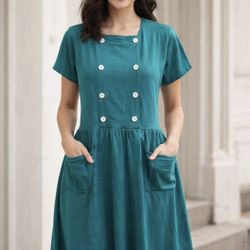 Classic comfort wear vintage dress by comfort concept Small women’s