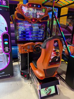 Raw Thrills Super Cars Arcade Racing Machine