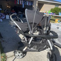 Graco Double Stroller, Stroller, Infant Car Seat With Base, And Pack N Play
