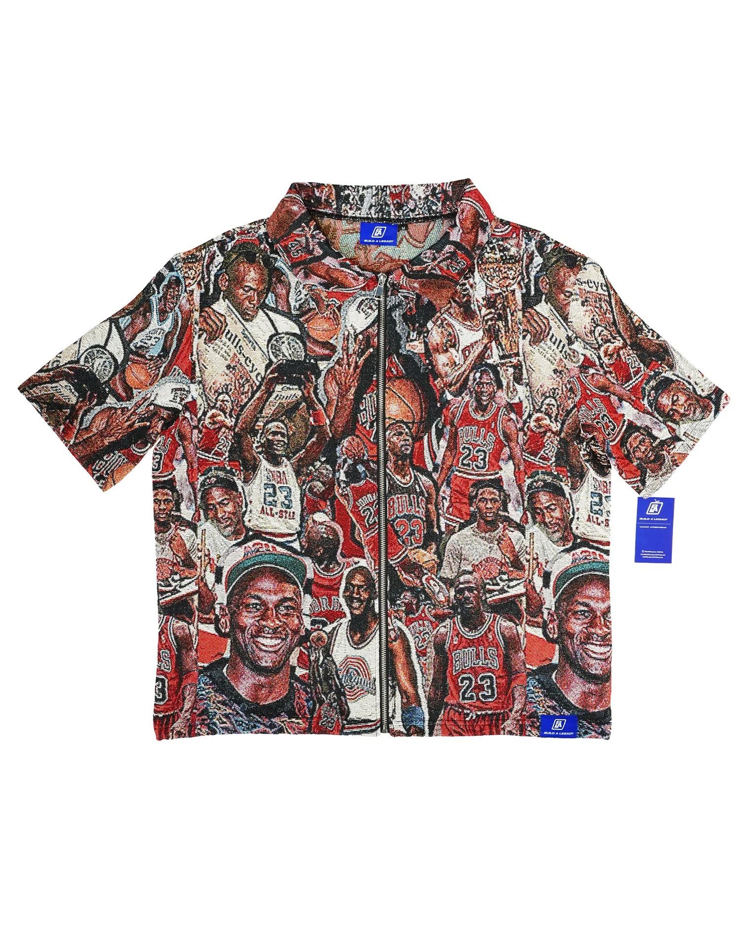 Michael Jordan Collage - Tapestry Shirt