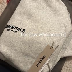 light Oat Essential Hoodie