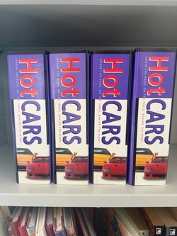 HOT CARS 4-binder book collection