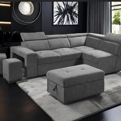 Modern Sleeper sectional sofa sale- limited supply- zero interest Finance available- shop now pay later.  