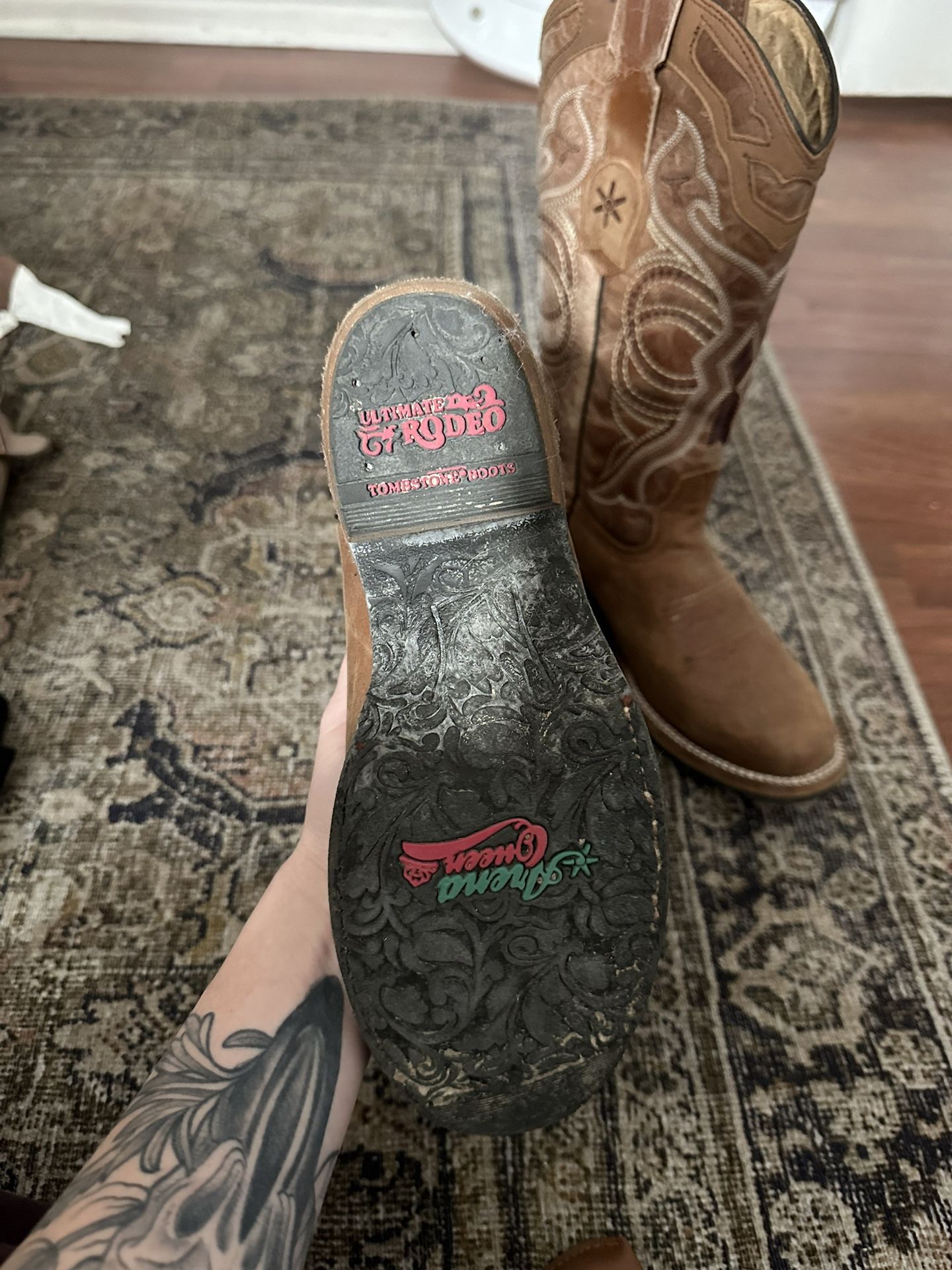 Women's ultimate rodeo tombstone boots