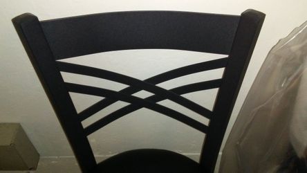 6 BLACK BRAND NEW CHAIRS