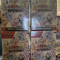 Pokemon Prismatic Evolutions Booster Bundles
