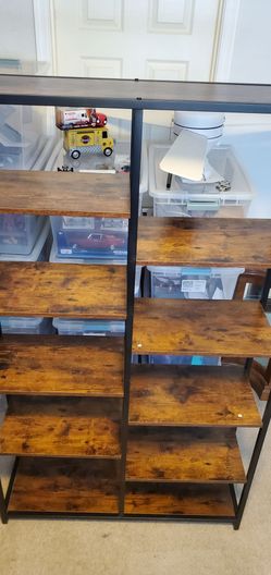 Rustic Brown book case.
