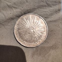 Un Peso Mo 1902 Am 902.7 Silver $120