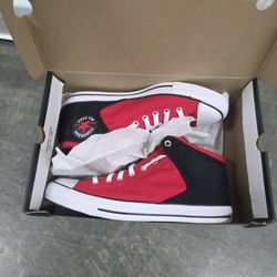 Converse Chuck Taylor All Star Street Mid High Top Red Black Mens 11
