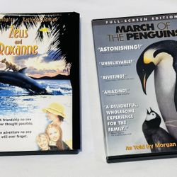 DVD Bundle Zeus & Roxanne March Of The Penguins Lot Of 2 