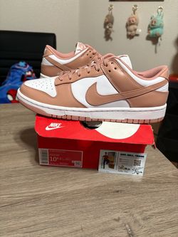 Size 10.5W / 9 Mens - Nike Dunk Low White Rose Whisper