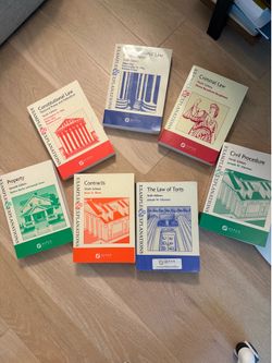 Examples and Explanations Torts, Property, Constitutional Law, Contracts, Criminal Law,  Books