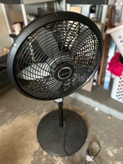 Lasko Black Pedestal Stand Fan