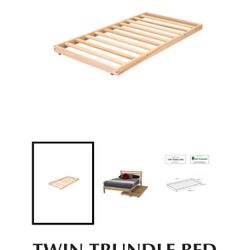 Trundle bed frame