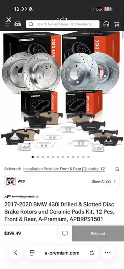 Brakes For BMW 1,2,3,4 Series Front And Read Pads And Discs