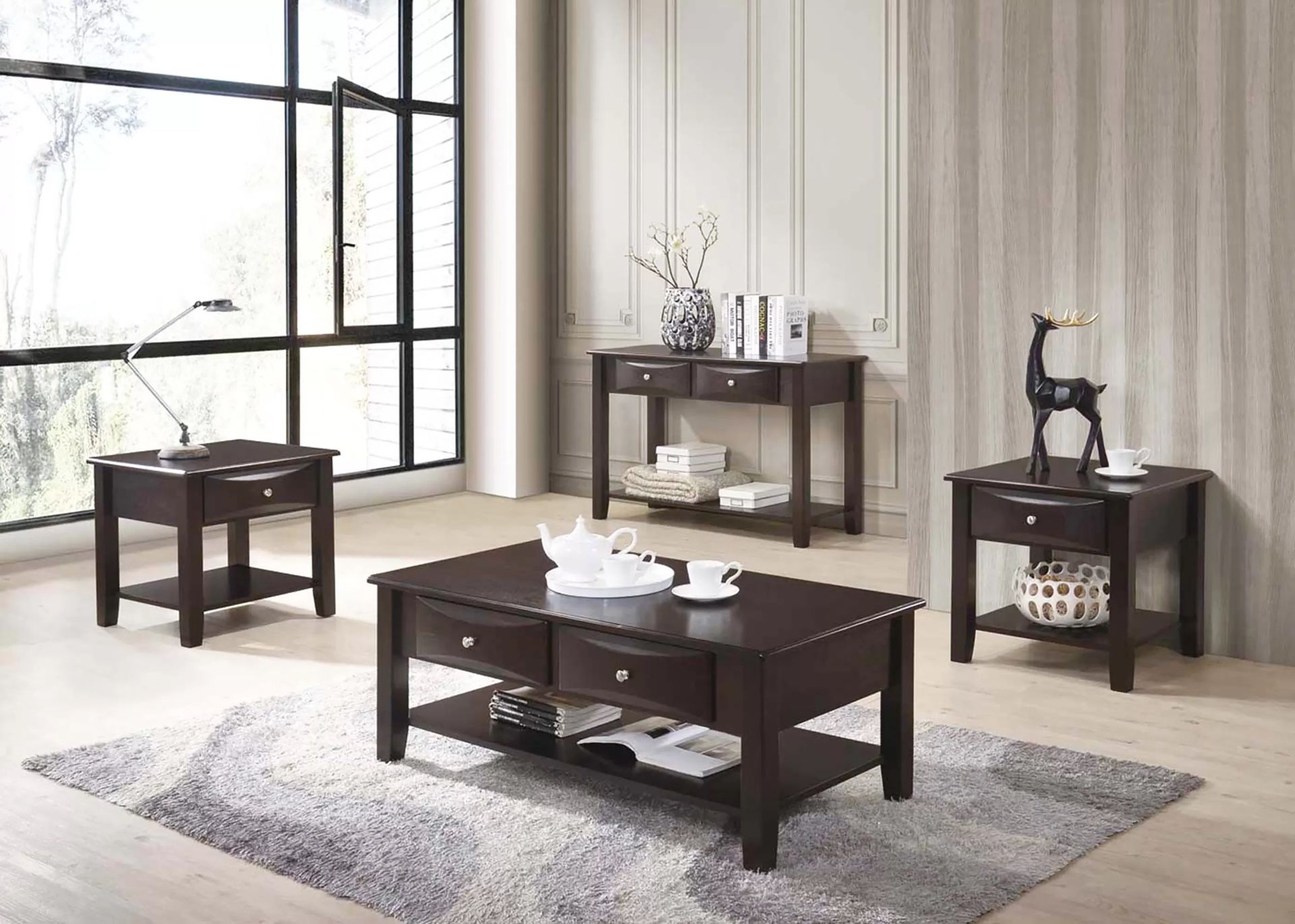 Beautiful 4pc Coffee Table Set