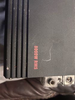 8000 Watt RMS Twister Audio Amplifier