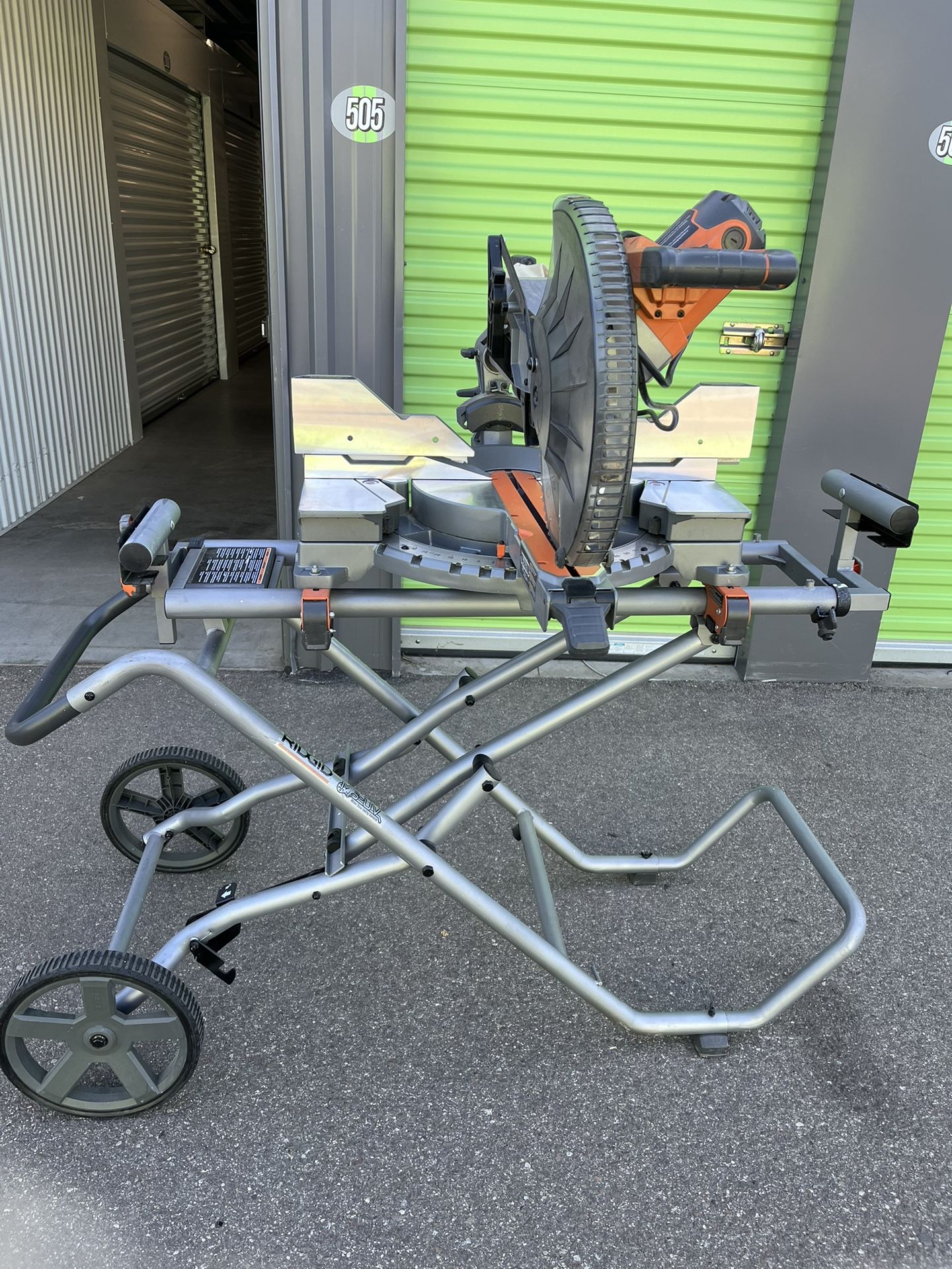 Rigid Miter Saw With Stand