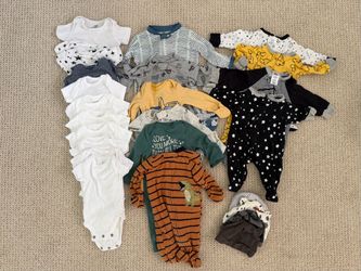 Premie/Newborn Boy Clothing Lot (25 pieces)
