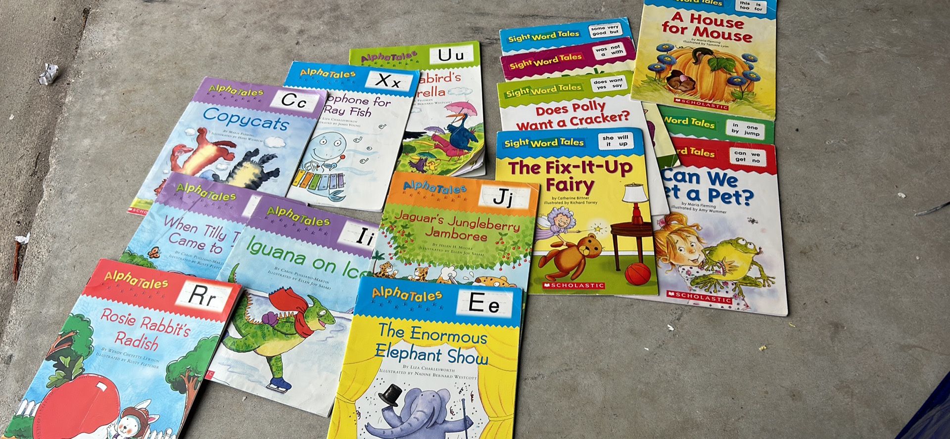 Alphabet and Side Words Books Practice 