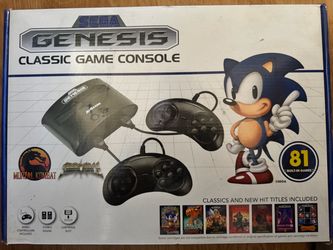 Sega Genesis Classic Game Console 81 games loaded