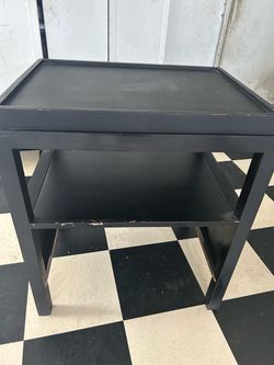 Black Night stand, End table, Black side table