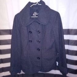 Guess Wool Grey jacket Size Medium dark Grey Was $50 Now $25