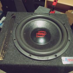 Digital Design 512-4 12-in old school SPL sub. direct leads, solid box. FREE DELIVERY DEMO PORTLAND VANCOUVER AREA 