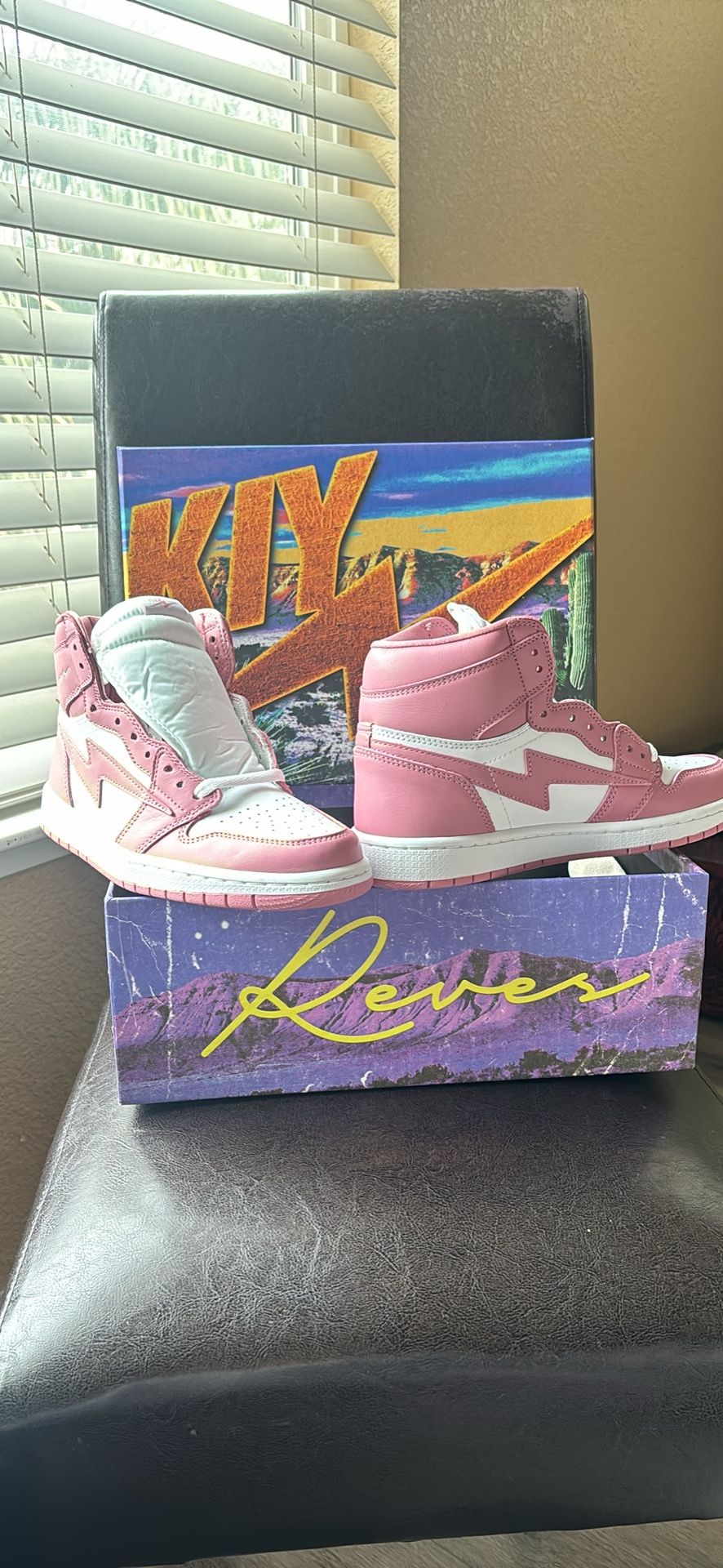 NEW Size 6.5 Air KIY Kool KIY Blush Rose Pink Reves Paris
