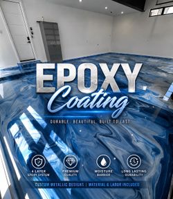 Epoxy garage flooring Laminite tile carpet storage marble