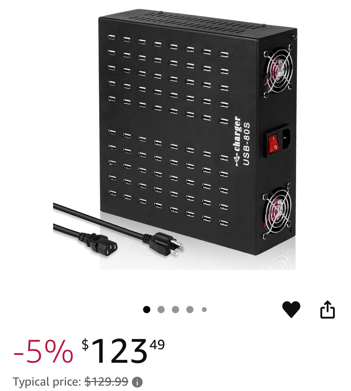 Multiple USB Charging Station